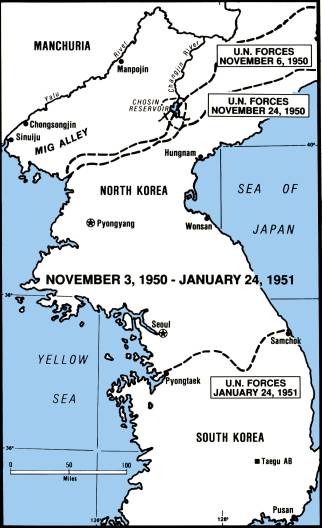 Chinese Communist Forces (CCF) Intervention: November 3, 1950-January 24, 1951