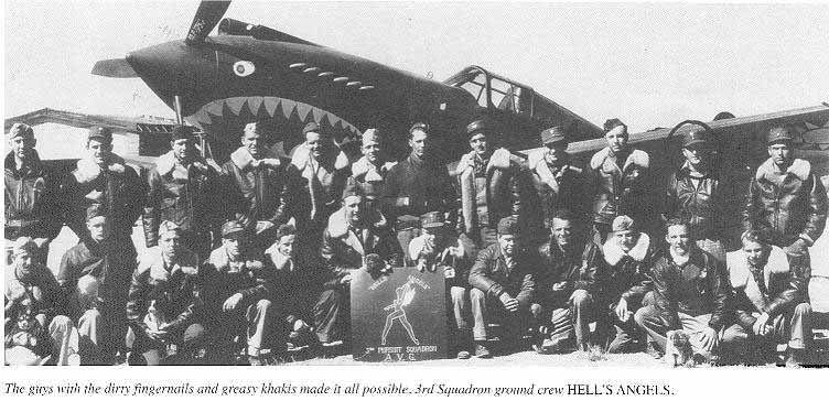  The ground crew of the Hells Angels