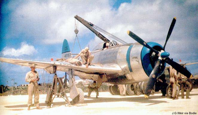 P-47N-1-RE bore-sighting