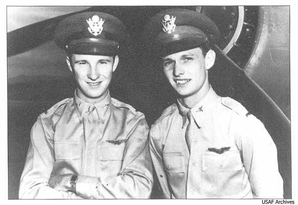 Ken Taylor and George Welch circa January, 1942