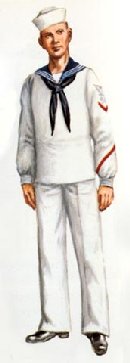 US sailor in summer uniform, 1941