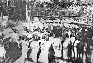 Dutch and Australian troops in New Guinea, 1942