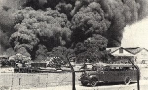 Destruction of ammo stacks in Soerabaja, March 1942