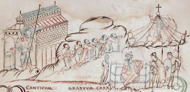 Harley Psalter, f68r