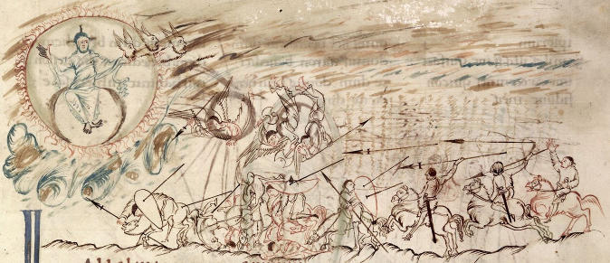 Harley Psalter, f69r