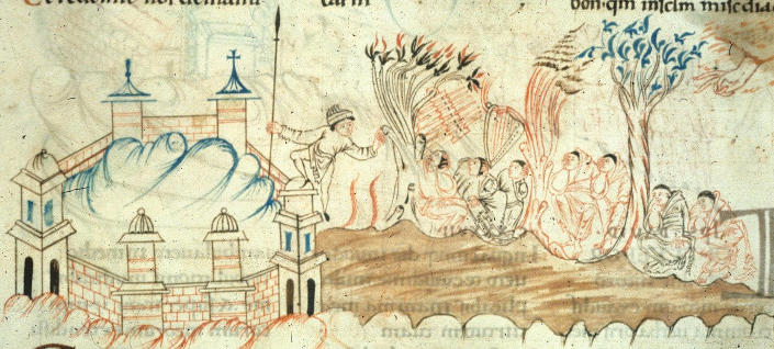 Harley Psalter, f70r